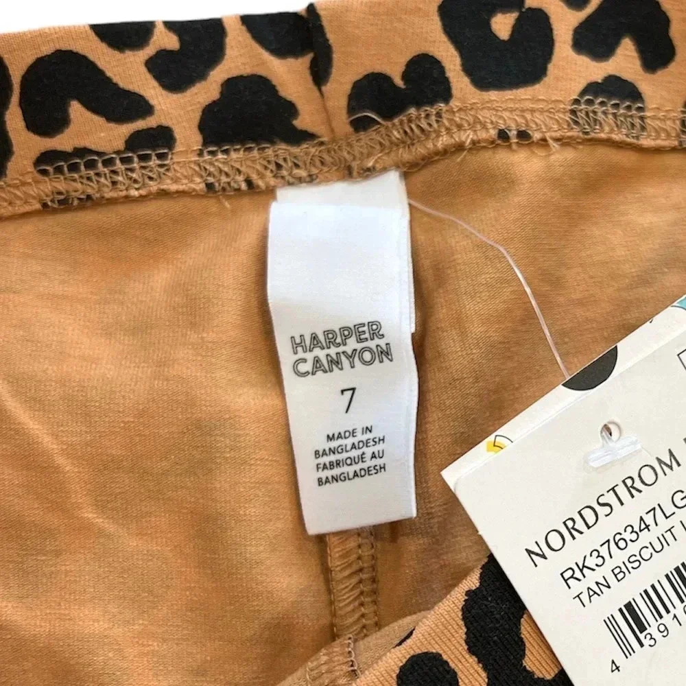 Harper Canyon Animal Print Leggings 6 7